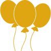 Golden baloon